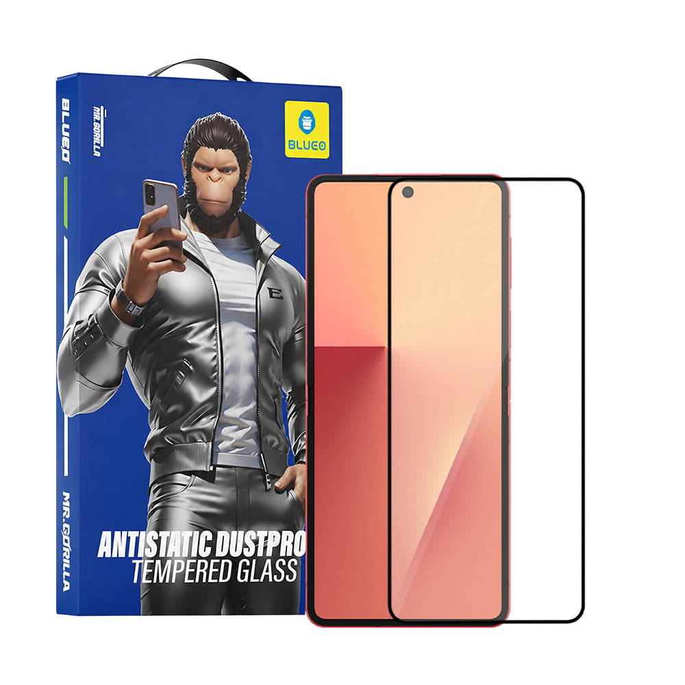Blueo HD Skærmbeskytter til Udvendig Skærm til Samsung Galaxy Z Flip8 F776 / Z Flip7 F766, Hærdet Glas, Fuld Lim, 2.5D, Sort