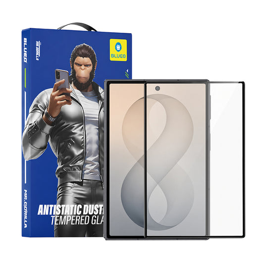 Blueo HD Skærmbeskytter til Samsung Galaxy Z Fold8 F971, Hærdet Glas, Fuld Lim, 2.5D, Sort