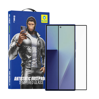 Blueo HD Skærmbeskytter til Samsung Galaxy Z Fold8 Ultra F971 / Z Fold7 F966, Hærdet Glas, Fuld Lim, 2.5D, Sort