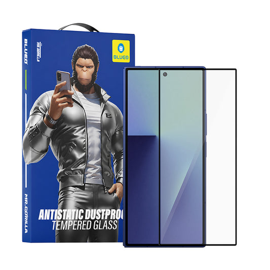 Blueo HD Skærmbeskytter til Udvendig Skærm til Samsung Galaxy Z Fold8 Ultra F976 / Z Fold7 F966, Hærdet Glas, Fuld Lim, 2.5D, Sort
