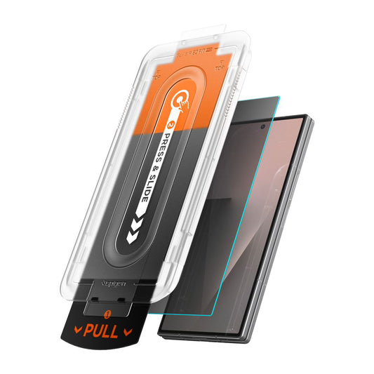 Beskyttelsesfilm til ydre skærm Privacy Spigen GlastR EZ FIT Pro HD til Samsung Galaxy Z Fold8 Ultra F976, hærdet glas, fuld lim