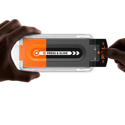 Beskyttelsesfilm til ydre skærm Spigen GlastR EZ FIT Pro HD til Samsung Galaxy Z Fold7 F966, Hærdet Glas, Full Glue AGL09580