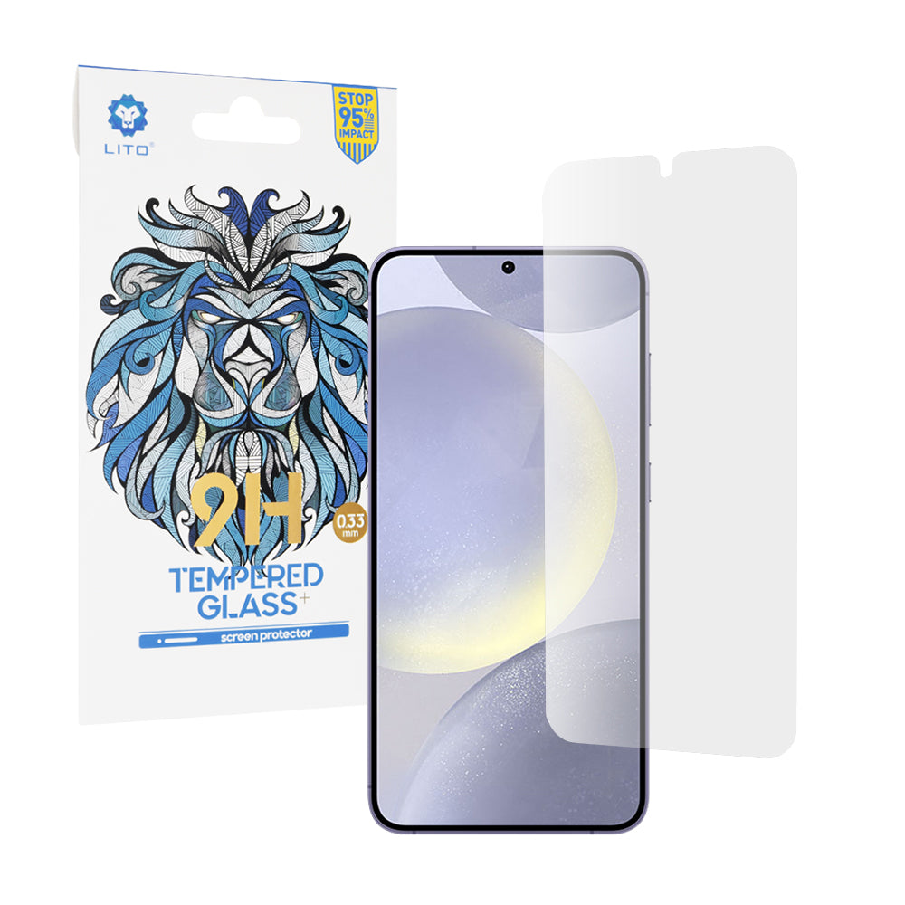 Lito Classic Ultra Thin Skærmbeskyttelsesfilm til Samsung Galaxy S25 Edge S937 / S25+ S936 / S24+ S926, Hærdet Glas, Fuld Lim, 2.5D