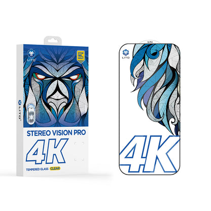 Beskyttelsesfilm Lito D+ Max 4K til Apple iPhone 17 Air, Hærdet Glas, Fuldklæbende, Sort