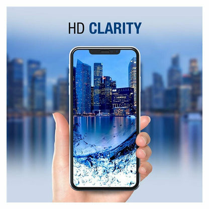 Lito HD Pro Clear Screen Protector for Samsung Galaxy A03 Core A032, Tempered Glass, Full Glue, Black
