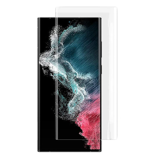 Lito skærmbeskyttelsesfilm til Samsung Galaxy S22 Ultra 5G S908, hærdet glas, UV-lim, 3D