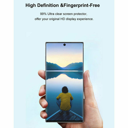 Lito skærmbeskyttelsesfilm til Samsung Galaxy S24 Ultra S928, hærdet glas, UV-lim, 3D