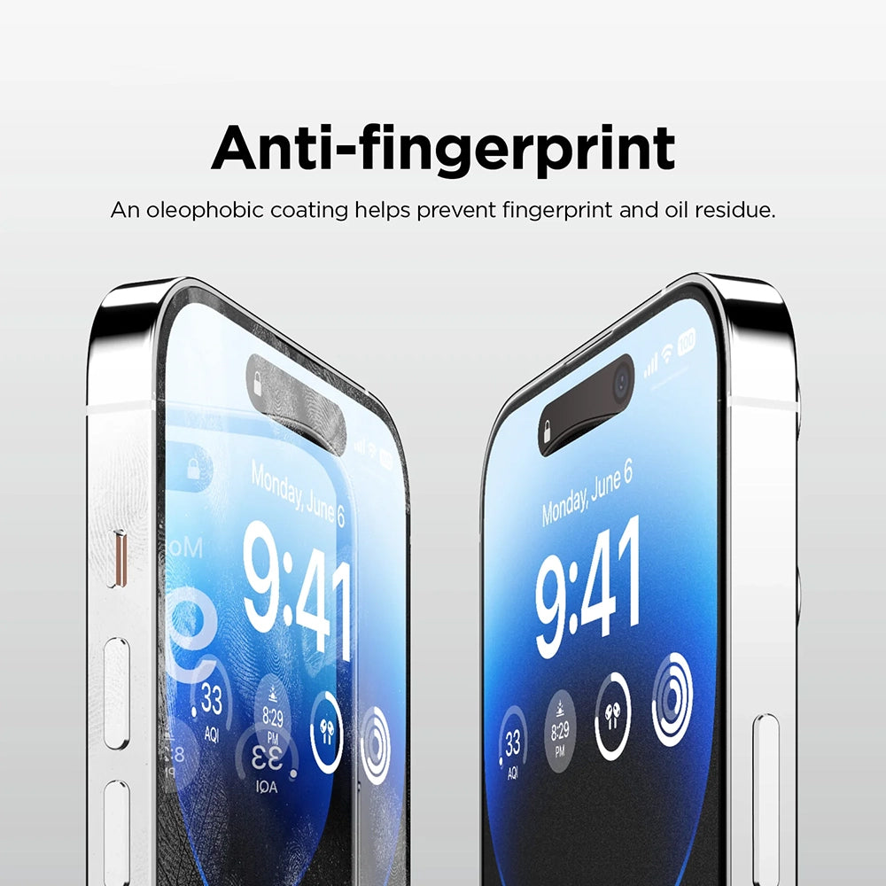 Beskyttelsesfilm Mat Anank 5X Forstærket til Apple iPhone 17 Pro, Hærdet Glas, Fuldklæbende, 2.5D, Sort