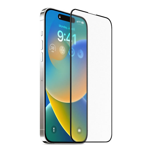 Beskyttelsesfilm Mat Skærm Anank 5X Forstærket til Apple iPhone 17, Hærdet Glas, Fuldklæbende, 2.5D, Sort