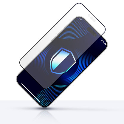 Beskyttelsesfolie Matte 3MK HardGlass Max til Apple iPhone 17 Air, Hærdet Glas, Full Glue, Sort