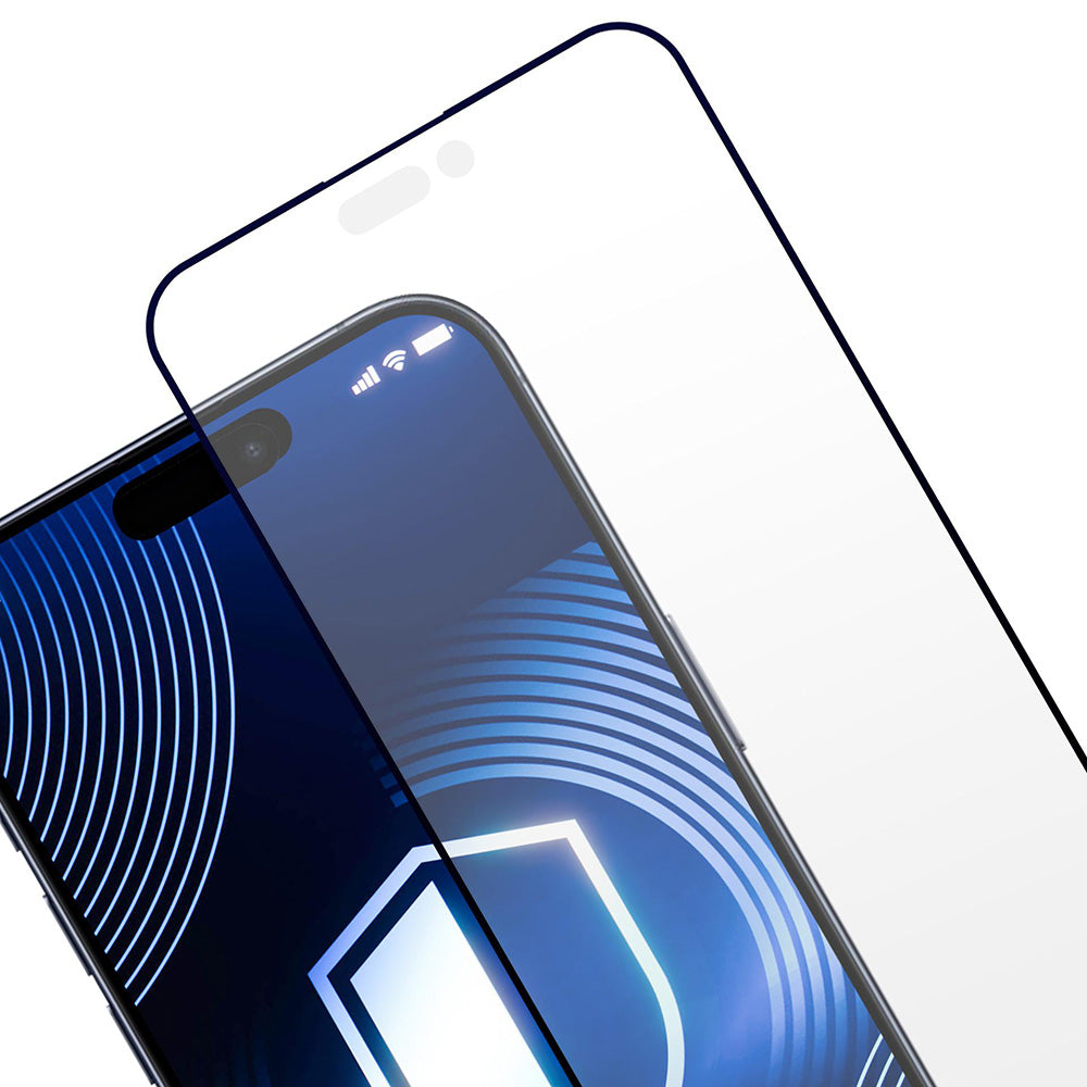 Beskyttelsesfolie Matte 3MK HardGlass Max til Apple iPhone 17 Pro Max, Hærdet Glas, Full Glue, Sort