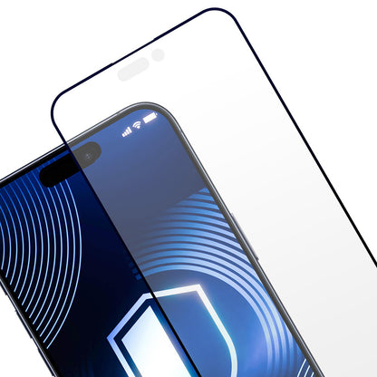 Beskyttelsesfolie Matte 3MK HardGlass Max til Apple iPhone 17 Pro Max, Hærdet Glas, Full Glue, Sort