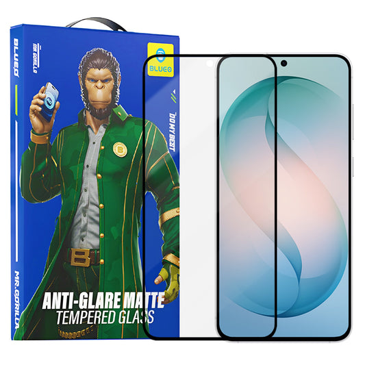 Beskyttelsesfilm Matte Blueo Anti-Glare til Samsung Galaxy S26 Plus S947, Hærdet Glas, Full Glue, Sort