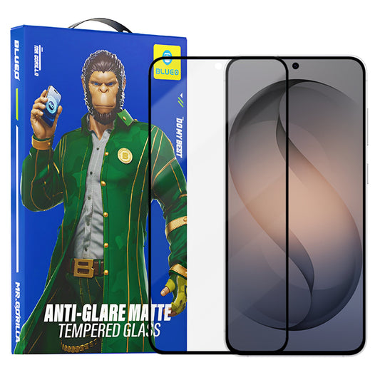 Beskyttelsesfilm Matte Blueo Anti-Glare til Samsung Galaxy S26 S942, Hærdet Glas, Full Glue, Sort