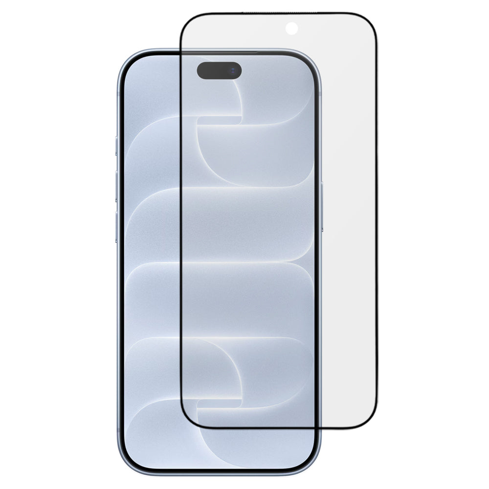 Blueo Matte Anti-Reflective Applicator Pro skærmbeskyttelse til Apple iPhone 18 Pro, hærdet glas, fuldlimet, sort