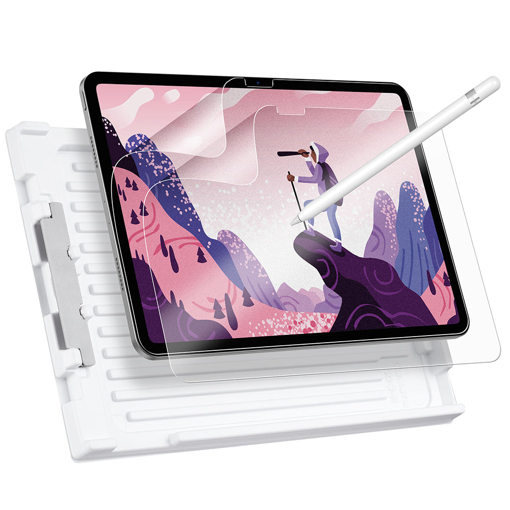 Beskyttelsesfilm Matte ESR Paper Feel til Apple iPad (2025) / (2022), Plastik, Sæt med 2 stykker