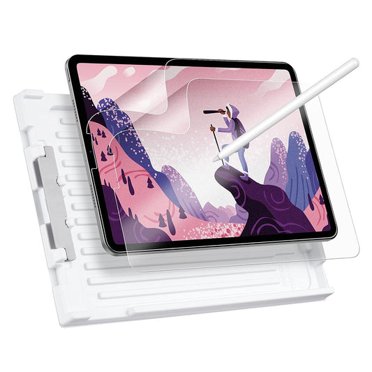 Beskyttelsesfilm Matte ESR Paper Feel til Apple iPad Pro 12.9 (2022) / Pro 12.9 (2021) / Pro 12.9 (2020), Plastik, Sæt med 2 stykker