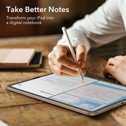 Beskyttelsesfilm Matte ESR Paper Feel til Apple iPad Pro 12.9 (2022) / Pro 12.9 (2021) / Pro 12.9 (2020), Plastik, Sæt med 2 stykker