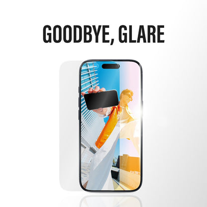 Beskyttelsesfilm Matte PanzerGlass Armor EasyAligner til Apple iPhone 17 Pro, Hærdet Glas, Full Glue
