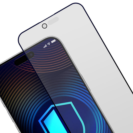 Beskyttelsesfolie Matte Privacy 3MK HardGlass Max til Apple iPhone 17 Air, Hærdet Glas, Fuldklæbende