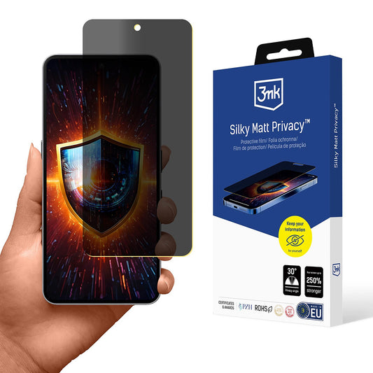 Mat skærmbeskyttelsesfilm Privacy 3MK Silky til Nothing Phone (3a) / Phone (3a) Pro, plastik
