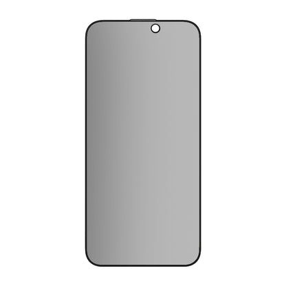 Mat skærmbeskyttelsesfilm Privacy Blueo Anti-Peep til Apple iPhone 15 Pro Max, hærdet glas, fuld lim