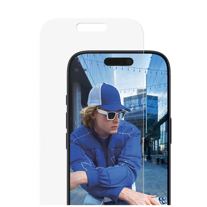 PanzerGlass Classic Fit EasyAligner skærmbeskyttelsesfolie til Apple iPhone 17 Pro, Hærdet Glas, Fuldklæbende