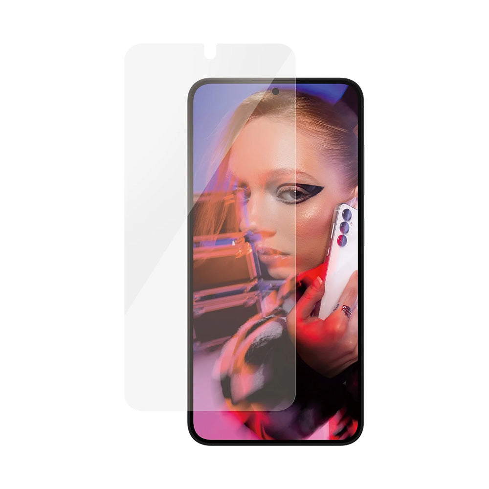 Beskyttelsesfolie PanzerGlass Safe skærm. Ultra-Wide Fit EasyAligner til Samsung Galaxy S24 S921, Hærdet Glas, Full Glue