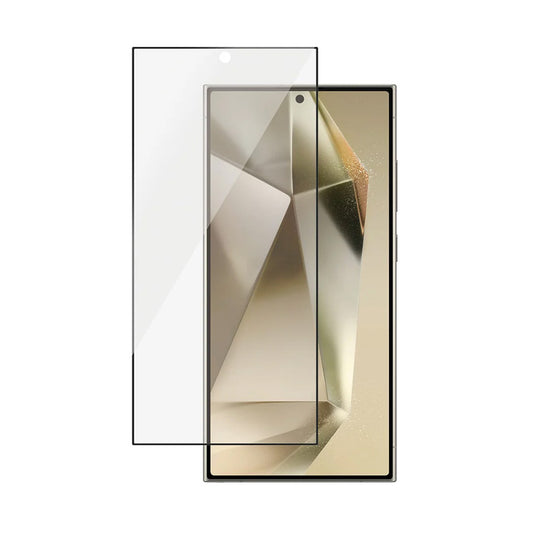 Beskyttelsesfilm PanzerGlass Safe skærm. Ultra-Wide Fit EasyAligner til Samsung Galaxy S24 Ultra S928, Hærdet Glas, Fuldklæbende, Sort.