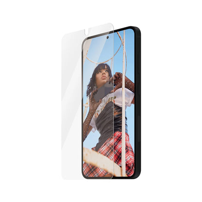 Beskyttelsesfolie PanzerGlass Safe skærm. Ultra-Wide Fit EasyAligner til Samsung Galaxy S25 S931 / S24 S921, Hærdet Glas, Full Glue