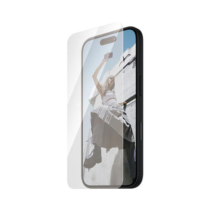 Beskyttelsesfilm PanzerGlass Safe skærm. Ultra-Wide Fit til Apple iPhone 16 / 15, Hærdet glas, Full Glue