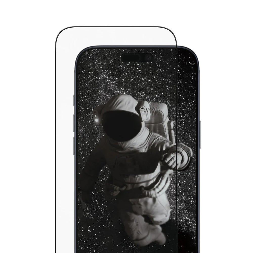 Beskyttelsesfilm til skærm PanzerGlass Ultra-Wide Ceramic II EasyAligner til Apple iPhone 17 Pro Max, Hærdet Glas, Full Glue, Sort