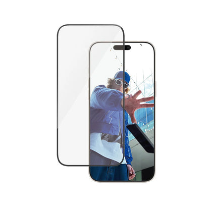 Beskyttelsesfilm til skærm PanzerGlass Ultra-Wide Fit til Apple iPhone 16 Pro Max, Hærdet Glas, Full Glue, Sort