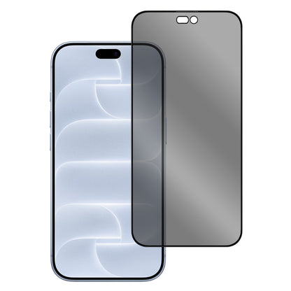 Blueo Anti-Peep Applicator Pro Privacy-skærmbeskytter til Apple iPhone 18 Pro, hærdet glas, fuldlimning
