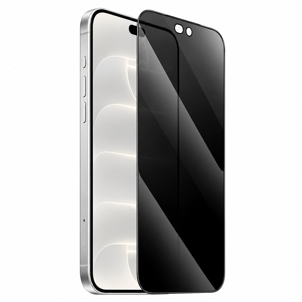 Blueo Anti-Peep Privacy Screen Protector for Apple iPhone 18 Pro, Tempered Glass, Full Glue, 5-Piece Set