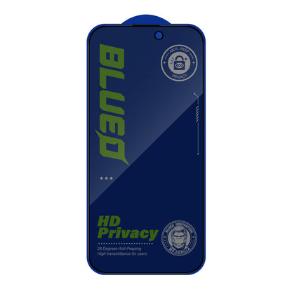 Beskyttelsesfilm til skærm Privacy Blueo Anti-Peep til Samsung Galaxy S26 S942, Hærdet Glas, Full Glue, Sæt med 5 stykker