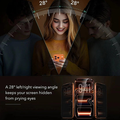 Privacy-skærmbeskyttelse ESR Armorite Pro UltraFit til Apple iPhone 18 Pro Max, hærdet glas, fuld lim, sæt med 3 stk.