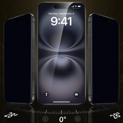 Beskyttelsesfilm Privacy ESR UltraFit Armorite Pro til Apple iPhone 17 Pro, Hærdet Glas, Full Glue, Sæt med 3 stykker