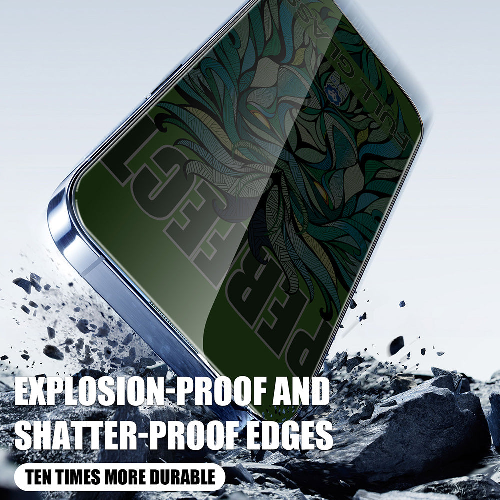 Beskyttelsesfolie Privacy Lito D+ Max Strong til Apple iPhone 17 / 16 Pro, Hærdet Glas, Full Glue