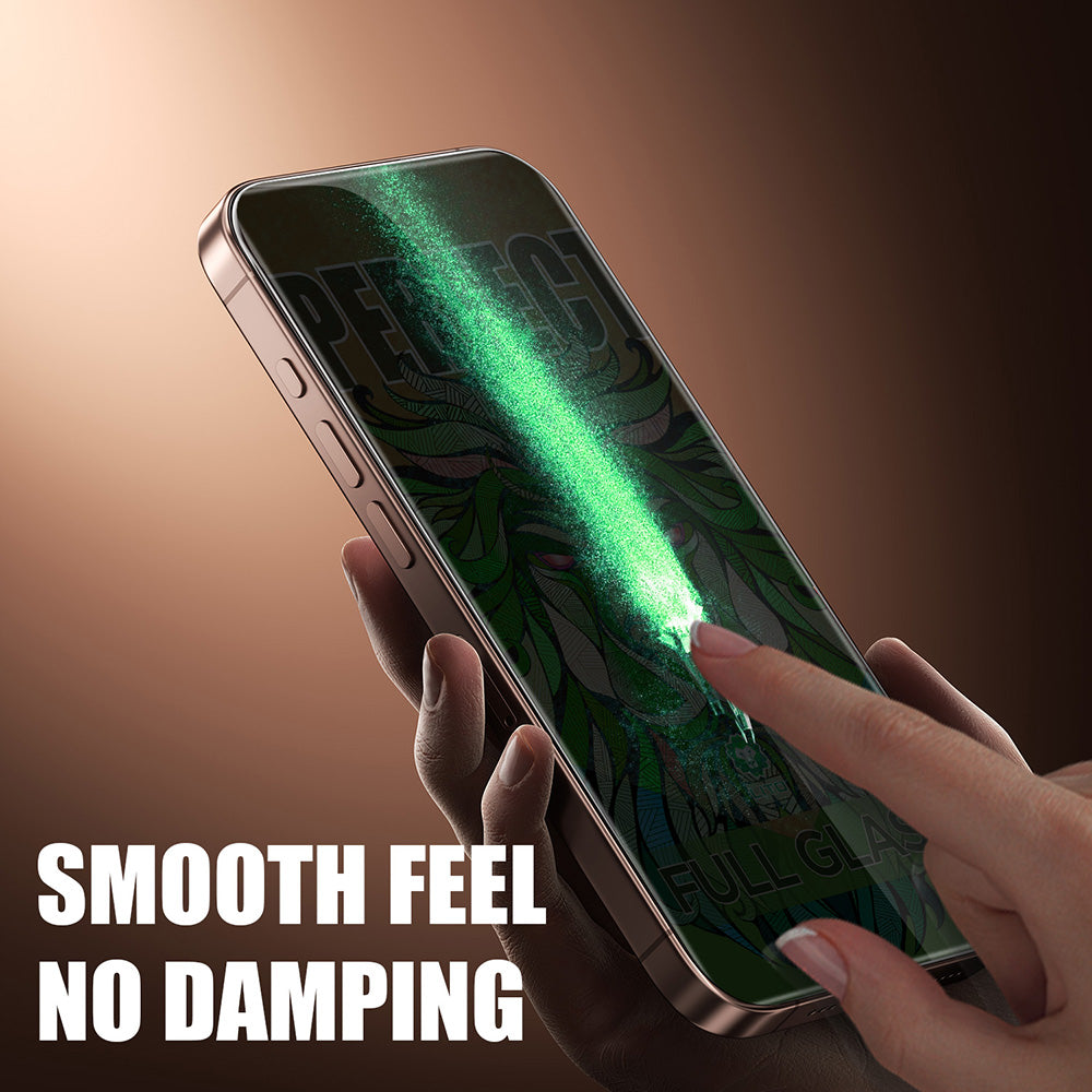 Beskyttelsesfolie Privacy Lito D+ Max Strong til Apple iPhone 17 / 16 Pro, Hærdet Glas, Full Glue