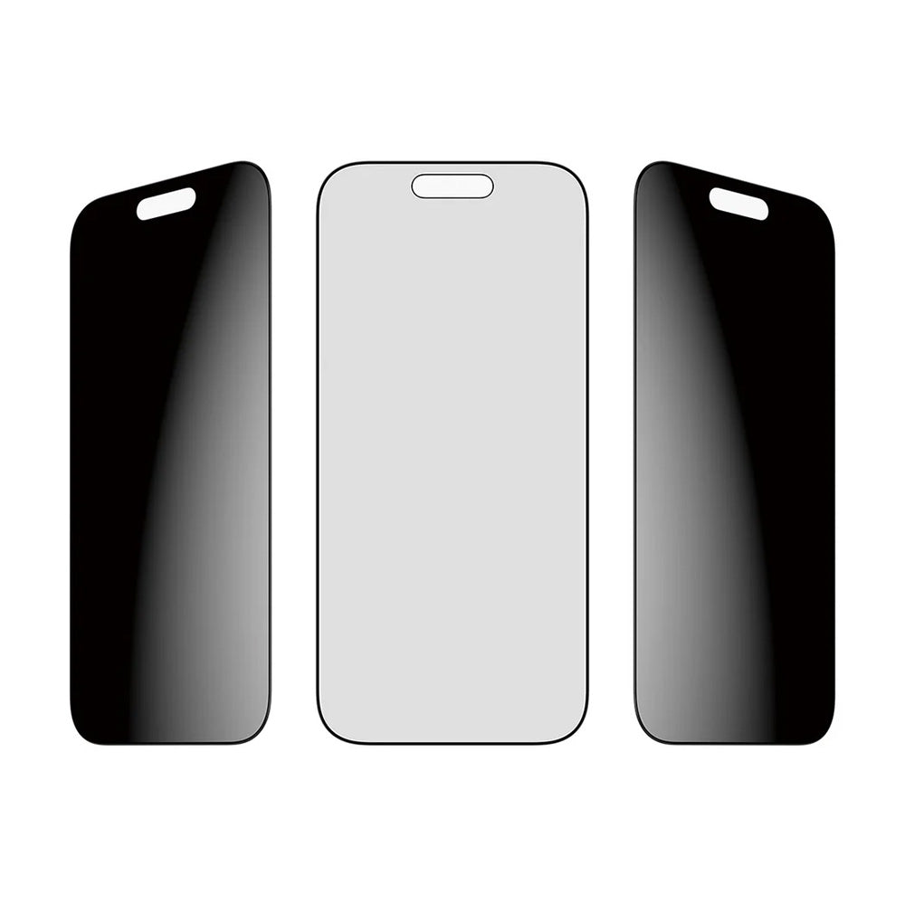 Beskyttelsesfolie til skærm Privacy PanzerGlass Ultra-Wide Fit 2-Way EasyAligner til Apple iPhone 17 / 16 Pro, Hærdet Glas, Full Glue