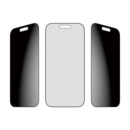 Beskyttelsesfolie til skærm Privacy PanzerGlass Ultra-Wide Fit 2-Way EasyAligner til Apple iPhone 17 / 16 Pro, Hærdet Glas, Full Glue
