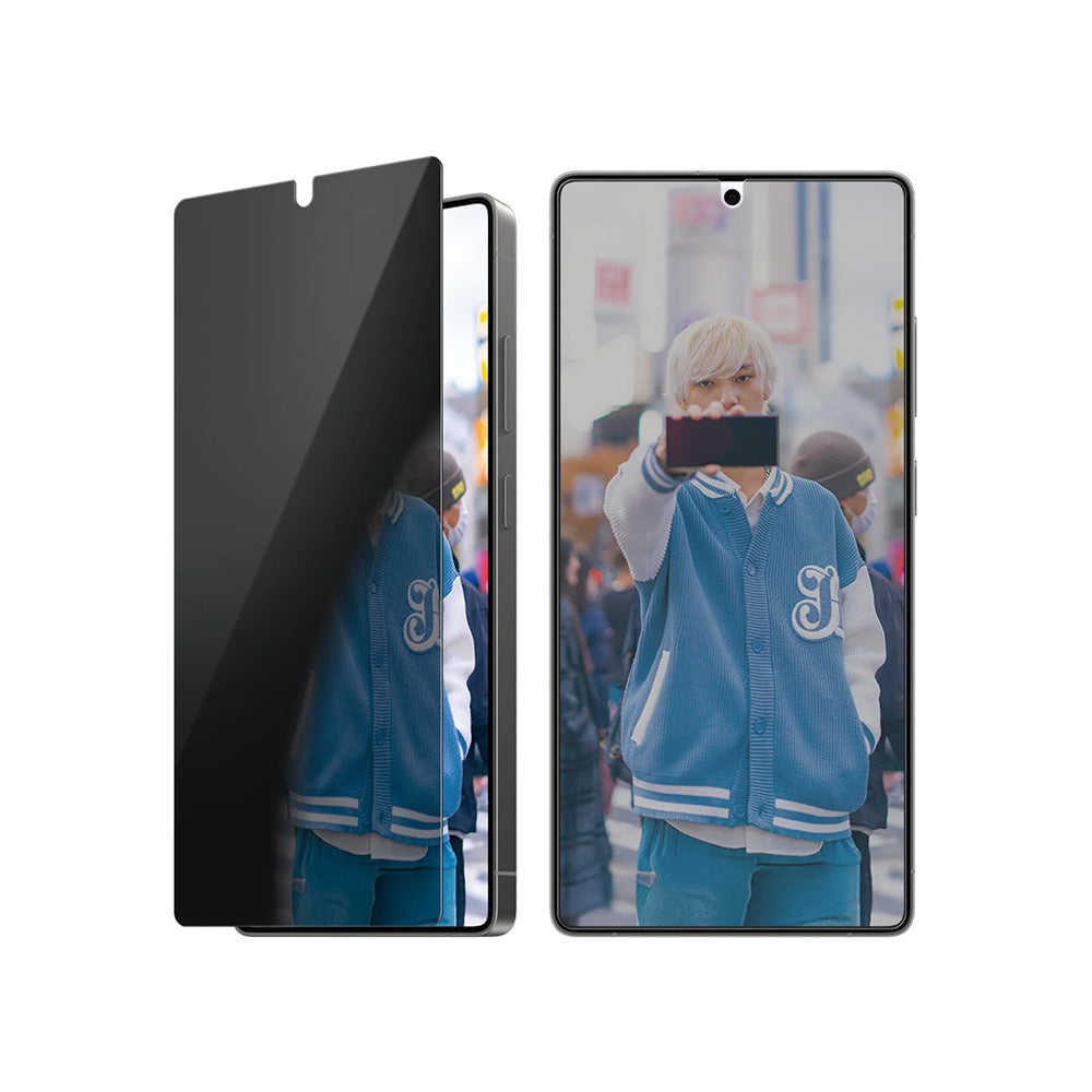 Beskyttelsesfilm Privacy PanzerGlass Ultra-Wide Fit til Samsung Galaxy S25 Ultra S938, Hærdet Glas, Full Glue