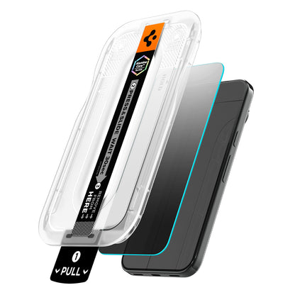 Privacy-skærmbeskyttelsesfilm Spigen GlastR EZ FIT Pro til Google Pixel 11 Pro / 10 Pro, hærdet glas, fuld lim, sæt med 2 stk. AGL11481