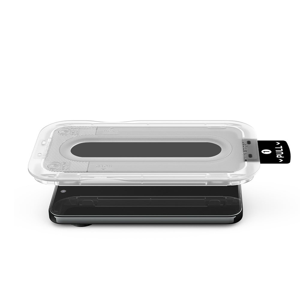 Privacy-skærmbeskyttelsesfilm Spigen GlastR EZ FIT Pro til Google Pixel 11 Pro / 10 Pro, hærdet glas, fuld lim, sæt med 2 stk. AGL11481