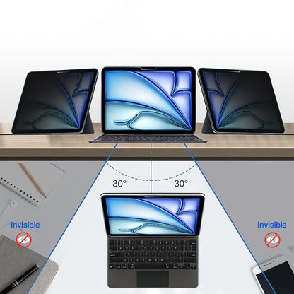 Privacy Techsuit ArmorGlass CrystalHD skærmbeskyttelsesfilm til Samsung Galaxy Tab A11+ / Tab A9+, hærdet glas, fuld lim, sæt med 2 stk.