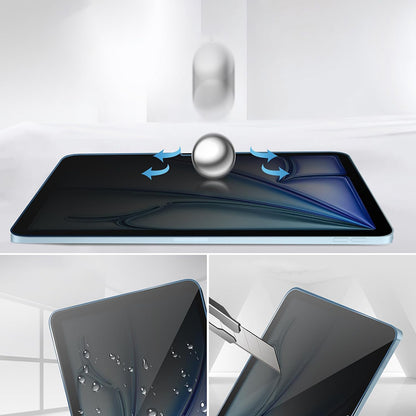 Privacy Techsuit ArmorGlass CrystalHD skærmbeskyttelsesfilm til Samsung Galaxy Tab A11+ / Tab A9+, hærdet glas, fuld lim, sæt med 2 stk.