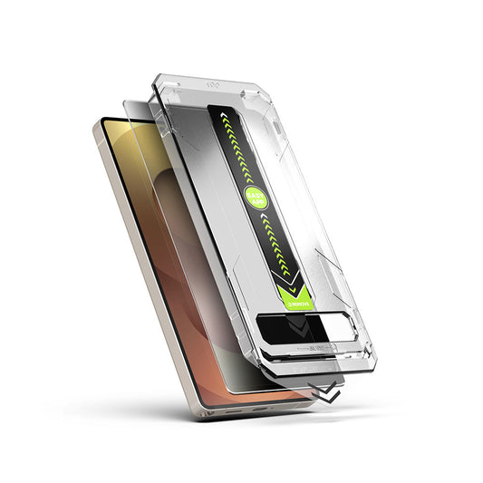 Beskyttelsesfilm til skærm Privacy Techsuit TitanGlass CrystalHD til Samsung Galaxy S26 Plus, Hærdet Glas, Full Glue