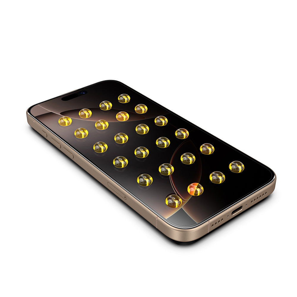 Privacy Techsuit TitanGlass skærmbeskytter til Apple iPhone 14 Plus / 13 Pro Max, hærdet glas, fuld lim