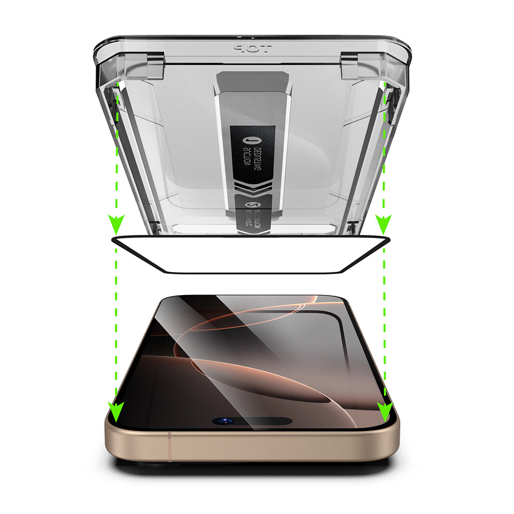 Beskyttelsesfilm til skærm Privacy Techsuit TitanGlass til Apple iPhone 17 Air, Hærdet Glas, Fuldklæbende